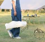  Bộ bàn ghế trắng xếp gấp gọn bỏ túi.Bàn xếp dã ngoại,cắm trại,du lịch ngoài trời 
