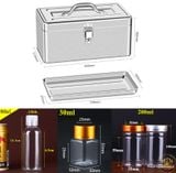  Hộp đựng gia vị Inox kèm hũ đựng tiện dụng dành cho cắm trại dã ngoại 