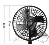 Quạt điện 12v lồng sắt dành cho cắm trại dã ngoại 