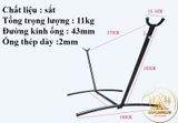  Khung võng xếp sơn tĩnh điện Aotu ống phi 43mm 