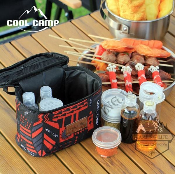  Bộ đựng gia vị Coolcamp cao cấp có túi 