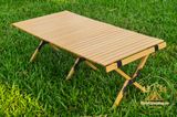 Bàn gỗ Beech gấp gọn cắm trại dã ngoại, gỗ Beech chất lượng cao 