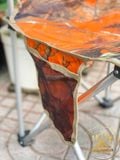  Ghế gấp gọn, ghế xếp gấp gọn kèm túi đựng, ghế câu cá tựa lưng dành cho cắm trại, dã ngoại, 