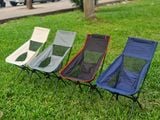  Ghế thư giãn gấp gọn khung thép chịu lực, ghế câu cá, cắm trại, du lịch, dã ngoại 