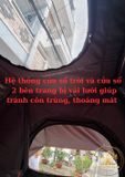  Lều nóc oto mui cứng Size 1m6 dành cho 3 người 