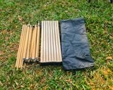  Bàn thép xếp gọn, bàn gấp gọn dã ngoại, bàn xếp thép có túi đựng du lịch,cắm trại, dã ngoại 