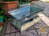  Bếp nướng Hakong inox cỡ lớn gấp gọn cho cắm trại dã ngoại 