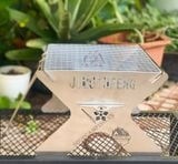  Bếp nướng than JIMUTUFENG gấp gọn, lò nướng lắp ghép dành cho cắm trại dã ngoại 