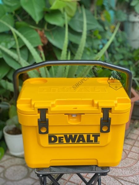  Thùng đá giữ nhiệt 10L Dewalt dành cho cắm trại dã ngoại 