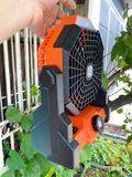  Quạt cắm trại dã ngoại Pin 5400mAh tích hợp đèn, sạc điện thoại - Camping Vietnam 