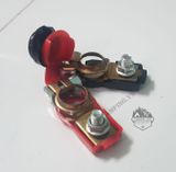  Đầu kẹp acquy, kẹp cá sấu kẹp bình ắc quy 80mm 50A (bộ 2 cái) 