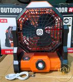  Quạt cắm trại dã ngoại Pin 5400mAh tích hợp đèn, sạc điện thoại - Camping Vietnam 