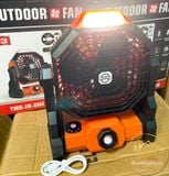 Quạt cắm trại dã ngoại Pin 5400mAh tích hợp đèn, sạc điện thoại - Camping Vietnam 