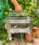  Lò sưởi, bếp sưởi củi Inox dành cho cắm trại dã ngoại 