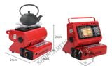  Sưởi ga kiêm bếp ngoài trời tiện dụng dành cho dã ngoại cắm trại. 