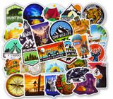  Sticker chủ đề camping hình dán trang trí  phượt du lịch (50 hình) 