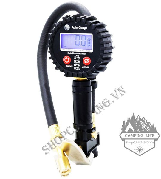  Đồng hồ bơm lốp điện tử chuyên ô tô, xe máy độ chính xác cao 