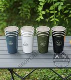  Set 4 ly Inox CampLeader 304 cao cấp kèm túi đựng 