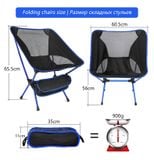  Ghế xếp gọn khung nhôm du lịch phượt dã ngoại câu cá cắm trại 