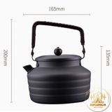  Ấm đun nước, pha trà 1,3L nhôm cao cấp Alocs CW-K11, ấm nhôm dã ngoại, cắm trại 
