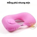  Gối chữ U kê cổ bơm hơi ,gối du lịch không cần thổi ,gấp gọn tiện mang theo du lịch 