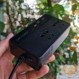  Bộ sạc điện thoại, sạc oto tích hợp inverter 12v sang 220v 200w 