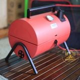  Lò nướng BBQ hun khói Maison Huis có đồng hồ đo nhiệt, bếp nướng than hoa dã ngoại cắm trại 