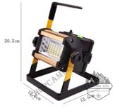  Đèn led siêu sáng xách tay W807 công suất 50w, đèn pin tích điện du lịch, cắm trại dã ngoại 