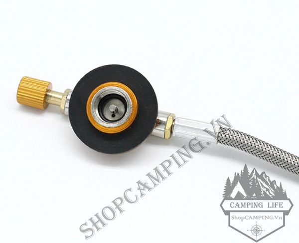  Bếp ga mini dã ngoại chống gió hiệu Halin 3 đầu đốt ( kèm đầu chuyển ga) 