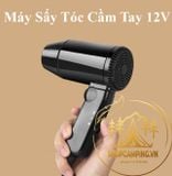  Máy sấy tóc cầm tay 12v mini tiện dụng 