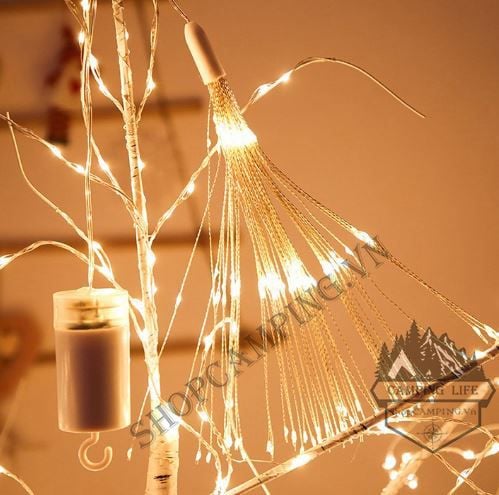  Đèn Led Pháo Hoa Decor Phòng, Trang Trí Sân Vườn, Giáng Sinh 