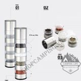  Hộp đựng gia vị 4 tầng Coolcamp kèm đầu xay tiêu bằng tay tích hợp tiện ích 
