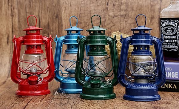 Đèn bão Led áng sáng trắng Decor trang trí nhà cửa, đèn cắm trại dã ngoại size nhỏ 