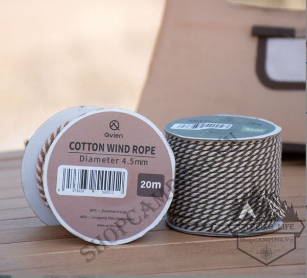  Dây căng lều,tăng dây dù cotton dành cho cắm trại glamping 