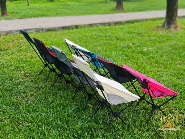  Ghế thư giãn gấp gọn khung thép chịu lực, ghế câu cá, cắm trại, du lịch, dã ngoại 