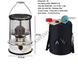  Bếp sưởi dầu kèm túi đựng, Đầu đốt bằng thép không gỉ di động gọn nhẹ dành cho cắm trại dã ngoại 