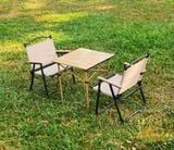  Bàn thép xếp gọn, bàn gấp gọn dã ngoại, bàn xếp thép có túi đựng du lịch,cắm trại, dã ngoại 