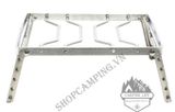  Kiềng bếp gấp gọn inox 304 dày nấu nướng, khung bếp chắn gió điều chỉnh độ cao dã ngoại cắm trại 