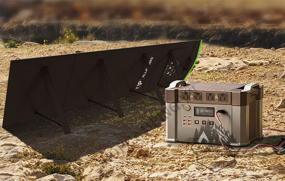  Tấm pin năng lượng mặt trời gấp gọn,tấm pin NLMT dẻo [ Chính Hãng ] ALLPOWER 