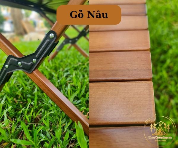  Bàn gỗ Beech gấp gọn cắm trại dã ngoại, gỗ Beech chất lượng cao 