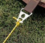  Dây dù cột lều bạt phản quang 4mm dài 4m kèm khóa nhôm,dây cột lều, dây căng dựng lều cắm trại, dã ngoại 