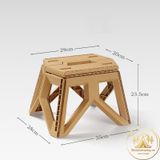 Ghế nhựa gấp gọn, ghế xếp mini chịu lực cao, ghế đẩu gấp gọn trong nhà, du lịch, cắm trại dã ngoại 