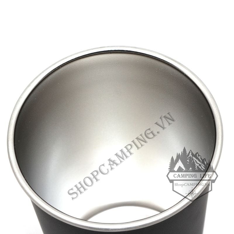  Bộ 4 ly Coolcamp 350ml inox 304, set ly inox xếp gọn kèm túi đựng 