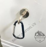  Móc khóa nam châm đa năng, bộ nam châm siêu hít cắm trại, dã ngoại 