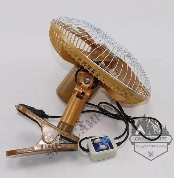  Quạt ô tô 12v, quạt kẹp xe hơi, xe tải 28cm, quạt xe hơi 12v mini, cho xe ô tô , du lịch, dã ngoại 