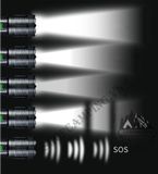  Đèn pin siêu sáng chip led P70 50w ,sạc cổng USB kèm 1 pin 26650 