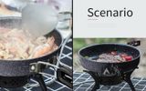  Chảo gấp gọn Sundick, chảo chống dính tiện dụng dành cho cắm trại dã ngoại 