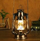  Đèn bão Led ánh sáng vàng Decor trang trí nhà cửa, cắm trại dã ngoại dùng pin 18650 