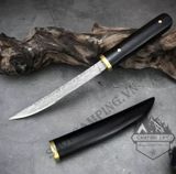  Dao gọt hoa quả vân thép Damascus Nhật Bản 