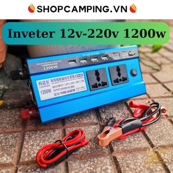  Bộ kích điện inveter 12v lên 220v công suất 1200w 